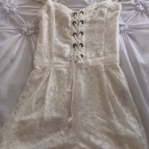 White Hollister romper